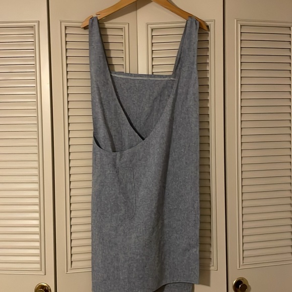 Cross back Cotton Apron - Picture 2 of 2